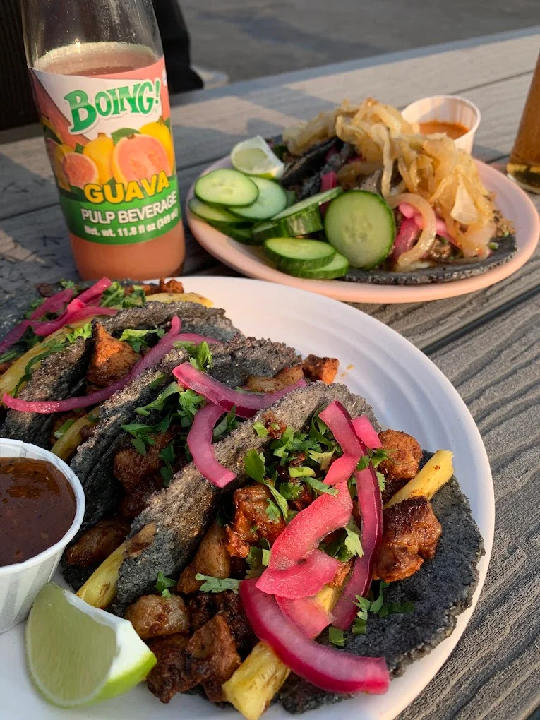 Fresh quesadillas and Mexican food at Taqueria El Chingon Ritchie Edmonton