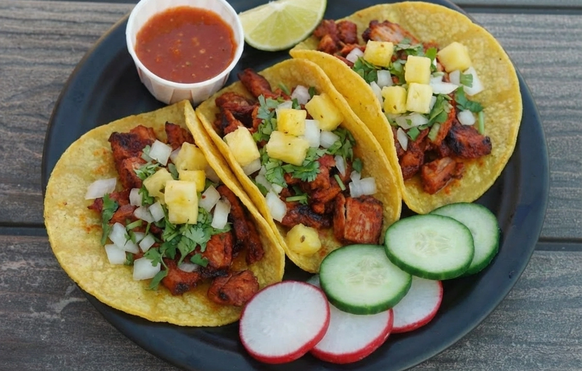 Al Pastor Tacos - Authentic Mexican tacos at Taqueria El Chingon Edmonton